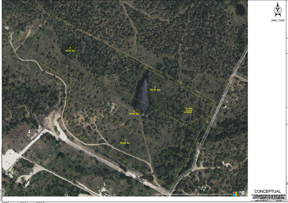 10 acre lots site plan
